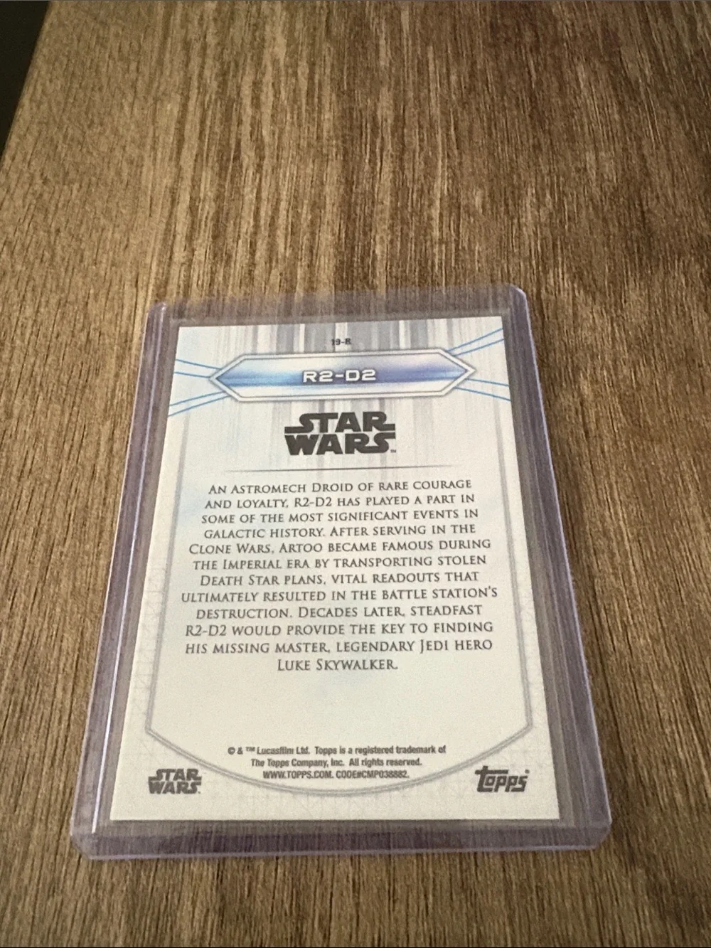 Star Wars R2-D2 Card - Picture 2 of 2